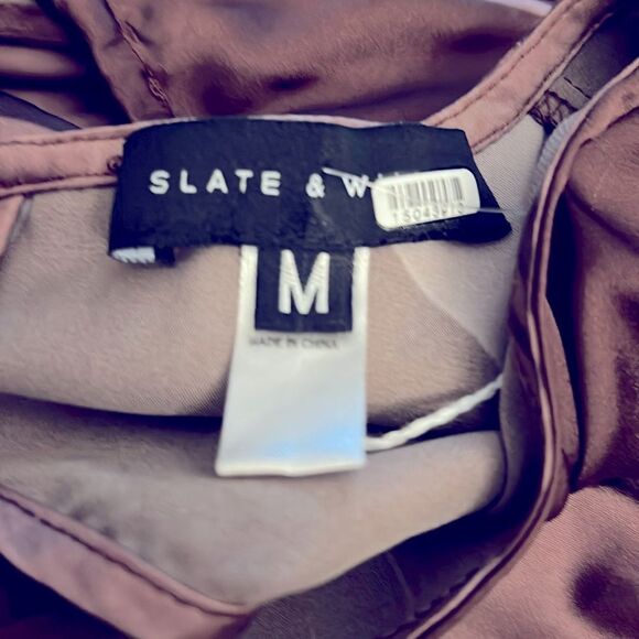 Slate & Willow Balloon Sleeve Top Size Medium - Picture 6 of 6